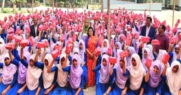 হাজীগঞ্জে ৫ শতাধিক ছাত্রীকে বিনামূল্যে স্যানিটারী ন্যাপকিন বিতরণ